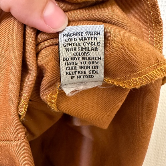 NWOT- Caramel & tortoise shorts romper w/ removable belt & functional buttons :) - Picture 7 of 7